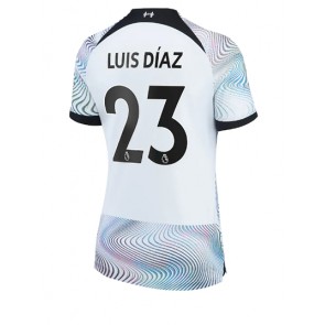 Liverpool Luis Diaz #23 kläder Kvinnor 2022-23 Bortatröja Kortärmad